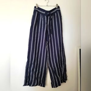 Navy Linen Pants